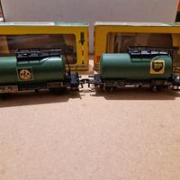 Fleischmann H0 Coppia Di Carri Cisterna 1475 