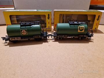 Fleischmann H0 Coppia Di Carri Cisterna 1475 