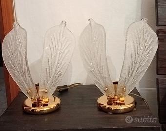 Lampade da tavolo Novaresi in vetro di Murano 