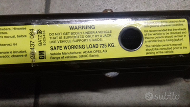 Crick Opel fino a 750 kg