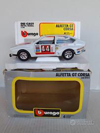 MODELLO  ALFA ROMEO ALFETTA GT CORSA WHITE BURAGO