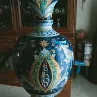 vaso grande ceramica di Vietri fatto a mano 