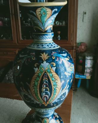 vaso grande ceramica di Vietri fatto a mano 