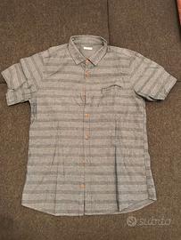 Camicia uomo blu taglia L Scout nuova manica corta