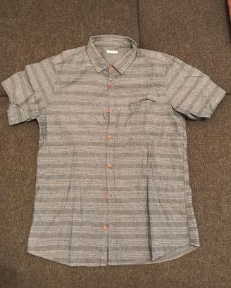 Camicia uomo blu taglia L Scout nuova manica corta