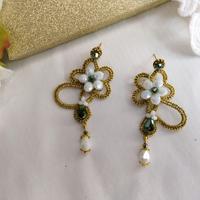 orecchini a chiacchierino fatti a mano