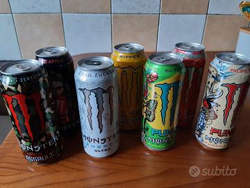Lattine Monster per collezione 