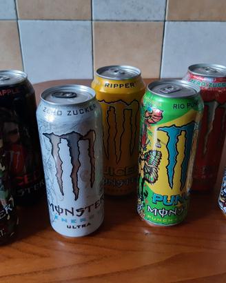 Lattine Monster per collezione 