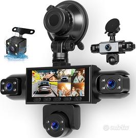 Dash Cam Auto 5 Canali 1080P Copertura a 360°