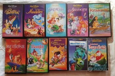 LOTTO VHS Cartoni Animati DISNEY e non solo O