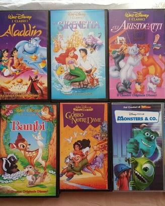 LOTTO VHS Cartoni Animati DISNEY e non solo O