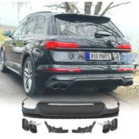 DIFFUSORE AUDI Q7 20-23 LOOK SQ7 + TERMINALI DI SC