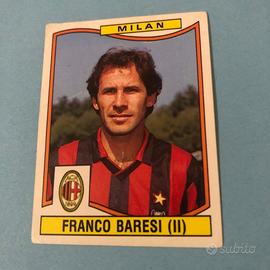 Baresi (Milan) Figurina Panini 1990-91 con velina