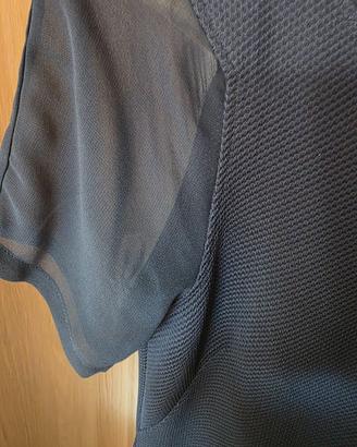 Vestito blu elasticizzato firmato