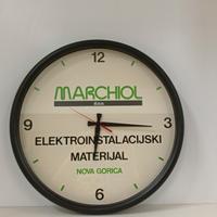 Orologio pubblicitario da parete