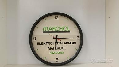 Orologio pubblicitario da parete