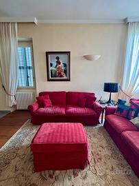Set Divani Meridiani Rosso/Amaranto