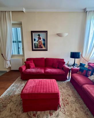 Set Divani Meridiani Rosso/Amaranto