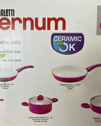 Bialetti aeternum ceramic 8 pezzi Pink