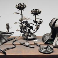 Set di oggetti in ferro battuto