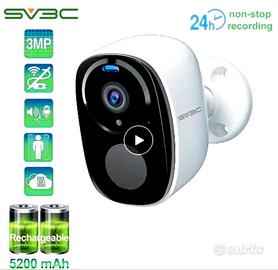 Telecamera Sorveglianza Batteria App Smartphone