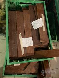 Listelli parquet iroko massello