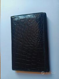 Portafoglio in vero coccodrillo