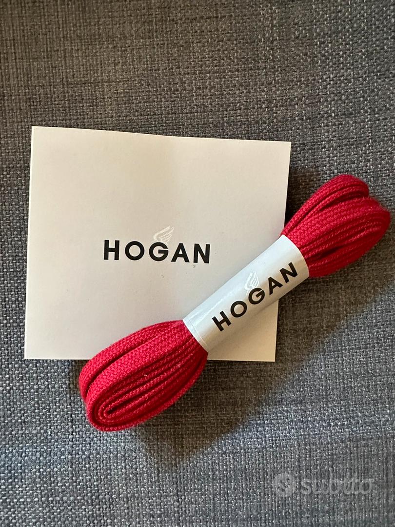 Hogan lacci scarpe rosso Abbigliamento e Accessori In vendita a Roma