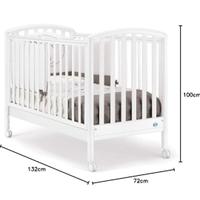 Lettino bambino ciack pali bianco