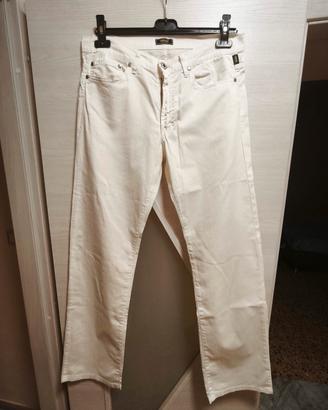 Pantalone uomo bianco Versace 47