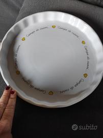 Piatto tortiera egan campo di cuori 