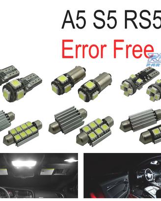 KIT 14 LAMPADE LED INTERNE PER AUDI A5 S5 RS5 B8 0