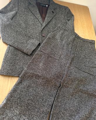 Tailleur donna Monica Magni tg. 42 tweed seta/lana