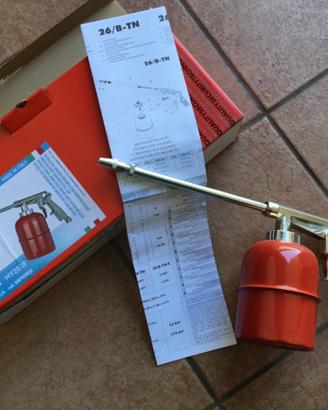 Pistola lavaggio serbatoio in acciaio 1 lt