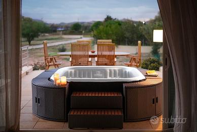 Minipiscina idromassaggio spa 138 getti riscaldato