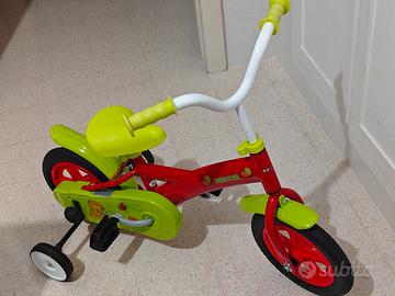 bicicletta ruote 10 pollici ruote stabilizzatrici