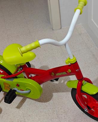 bicicletta ruote 10 pollici ruote stabilizzatrici