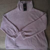 Maglione rosa in ciniglia donna nuovo Taglia S
