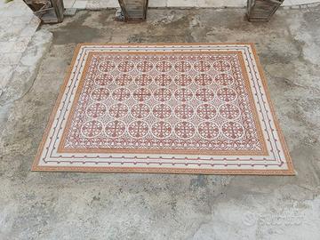 Graniglia antica 20x20 con tripla greca