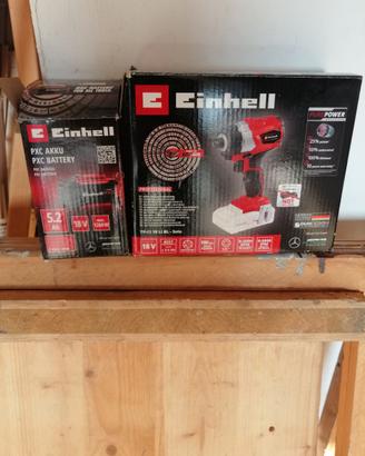 AVVITATORE IMPULSI EINHELL CON BATTERIA DA 5,2 AH