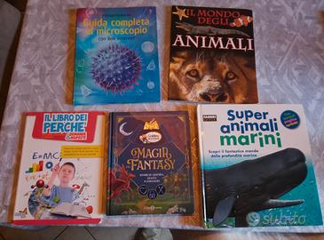Lotto libri bambini ragazzi animali oceano ecc.