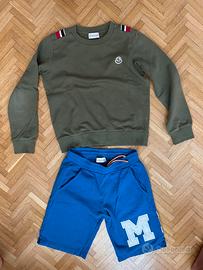 Felpe e bermuda Ralph Laurene Moncler
