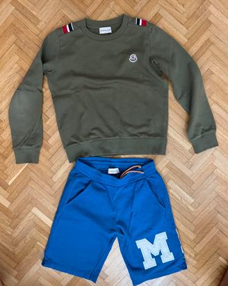 Felpe e bermuda Ralph Laurene Moncler