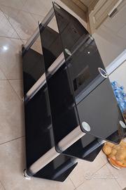 mobile in vetro porta televisione 