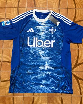 Maglia Adidas Como Calcio autografata da Nico Paz