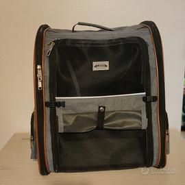 Zaino per Cani Gatti Trasportino Espandibile