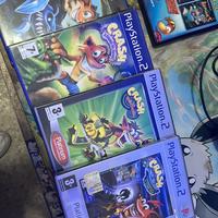 Tutti e 4 i Crash bandicoot PS2 ITA