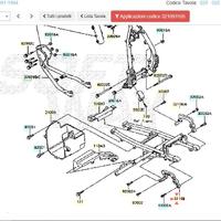Maniglia Dx passeggero Kawasaki KLR 600 321091106
