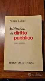 Istituzioni di Diritto Pubblico - Barile - 1978