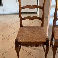 6 sedie in legno anni 50 modernariato